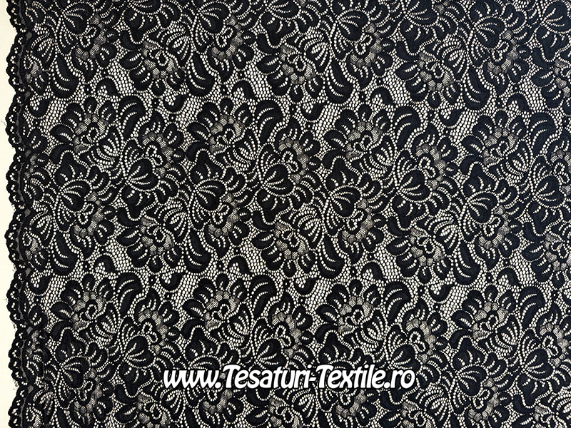 dantela elastica neagra