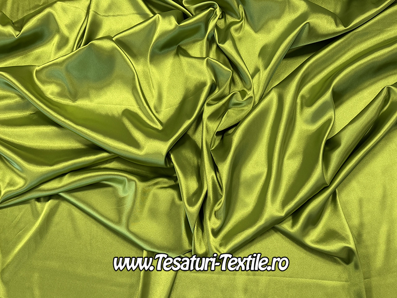 satin elastic verde olive