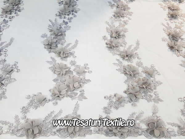 dantela 3D gri