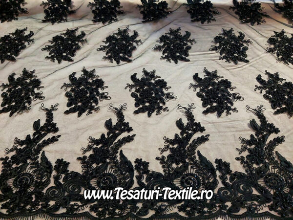 dantela neagra cu margele 02
