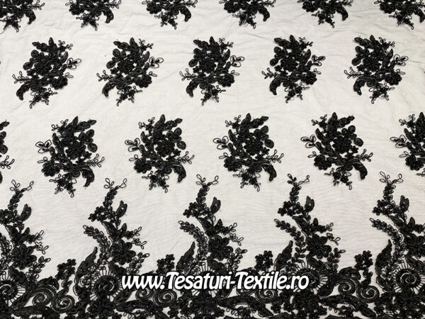 dantela neagra cu margele 02