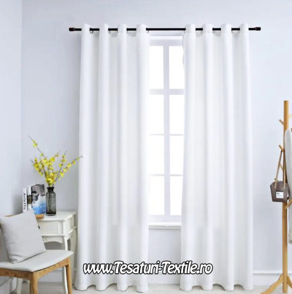 Draperie blackout alb 320cm