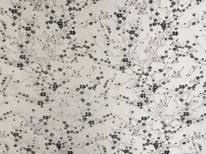 brocard argintiu cu fir