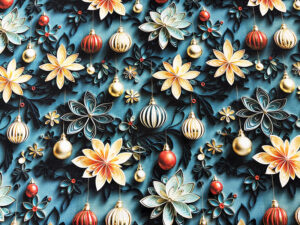 sifon satinat Craciun 5D - 04
